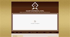 Desktop Screenshot of gulmitcontinentalhotel.com